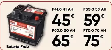 Froiz - Batería
