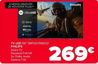 Philips - TV LED 50" 50PUS7000/12