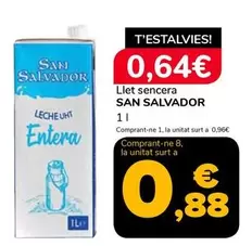 San Salvador - Llet Sencera