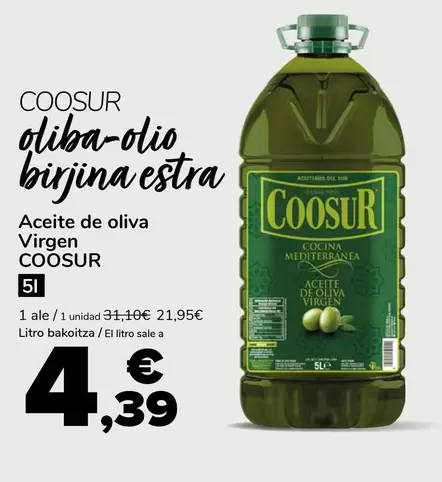 Coosur - Aceite De Oliva Virgen