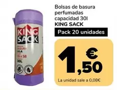 King Sack - Bolsas De Basura Perfumadas Capacidad 30L