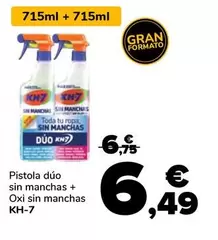 KH7 - Pistola Dúo Sin Manchas + Oxi Sin Manchas