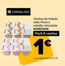 Nordwik - Vasitos De Helado Nata-fresa O Vainilla-chocolate