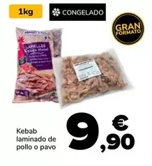 Kebab Laminado De Pollo O Pavo
