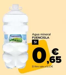 Fuencisla - Agua Mineral