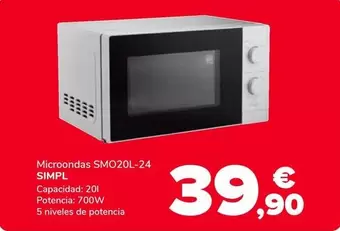 Simpl - Microondas Sm020l-24