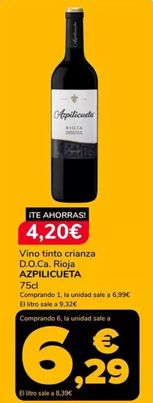 Azpilicueta - Vino Tinto Crianza D.O.Ca. Rioja