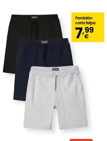 Pantalón Corto Felpa