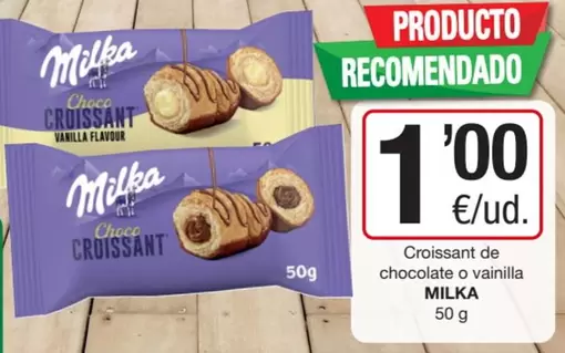 Milka - Croissant De Chocolate O Vainilla