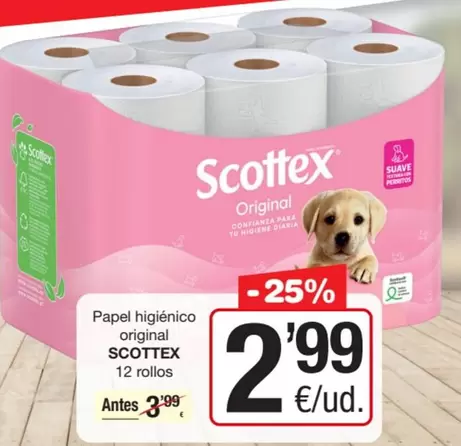 Scottex - Papel Higiénico Original