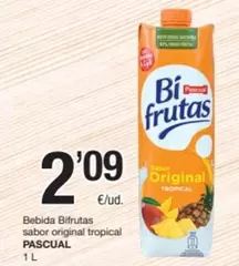 Pascual - Bebida Bifrutas Sabor Original Tropical