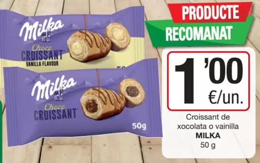 Milka - Croissant De Xocolata O Vainilla