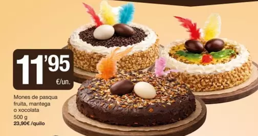 Mones De Pasqua Fruta, Mantega O Xocolata
