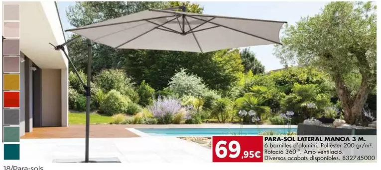 Sol - Parasol Lateral Mano