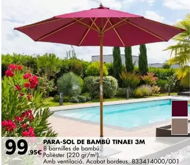 Sol - Para-sol De Bambú Tinaei 3M