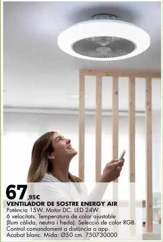 Energy - Ventilador De Sostre