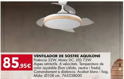 Aspes - Ventilador De Sostre Aquilone