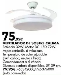 Aspes - Ventilador De Sostre Calima