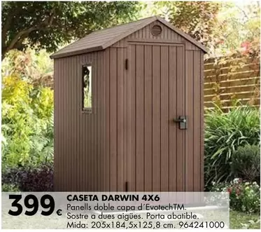 Caseta Darwin 4x6
