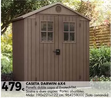 Caseta Darwin 6x4