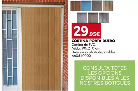 PVC - Cortina Porta Duero
