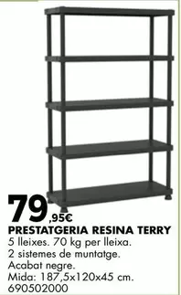Terry - Prestatgeria Resina