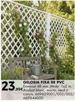 PVC - Gelosía Fixa De Pvc