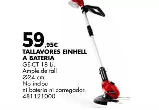 Einhell - Tallavores  A Bateria
