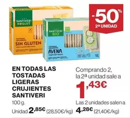 Santiveri - En Todas Las Tostadas Ligeras Crujientes