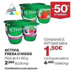 Danone - Activia Fresa O Higos