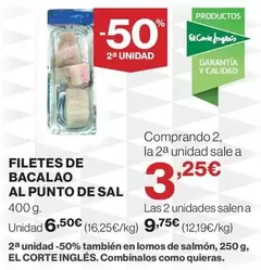 Filetes De Bacalao Al Punto De Sal
