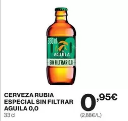 El Aguila - Cerveza Rubia Especial Sin Filtrar