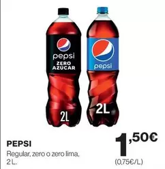 pepsi - Regular, Zero O Zero Lima