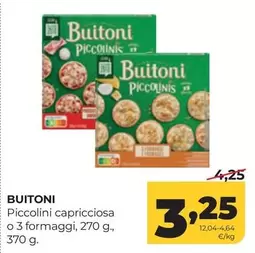 Buitoni - Piccolini Capricciosa O 3 Formaggi