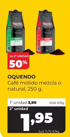 Oquendo - Cafe Molido Mezcla O Natural