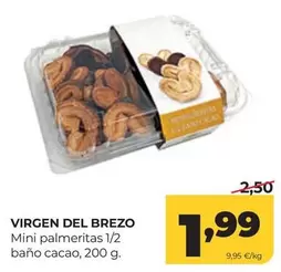 Virgen Del Brezo - Mini Palmeritas 1/2 Bano Cacao