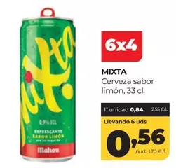 Mixta - Cerveza Sabor Limón