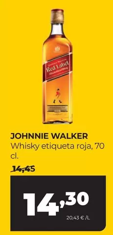 Johnnie Walker - Whisky Etiqueta Roja
