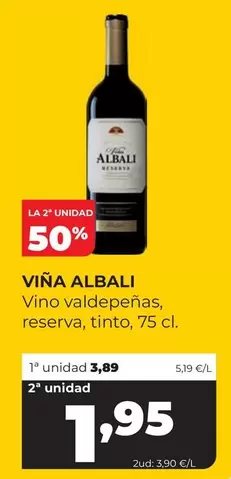 Viña Albali - Vino Valdepenas, Reserva, Tinto