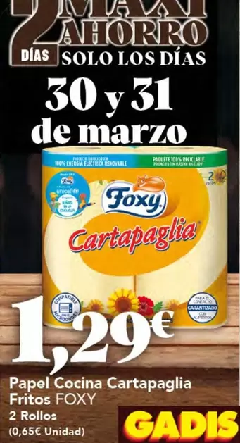 Foxy - Papel Cocina Cartapaglia