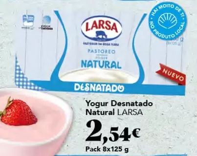 Larsa - Yogur Desnatado Natural