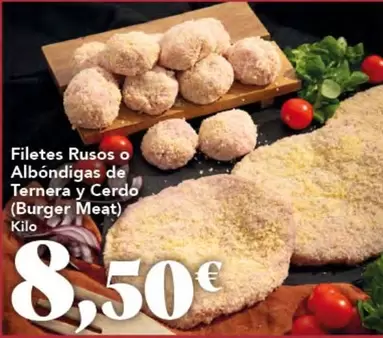 Filetes Rusos O Albóndigas De Ternera Y Cerdo (burger Meat)