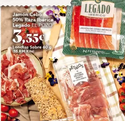 Legado del Pozo - Jamón Cebo 50% Raza Iberica