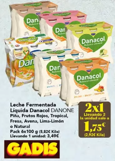 Danacol - Leche Fermentada Líquida