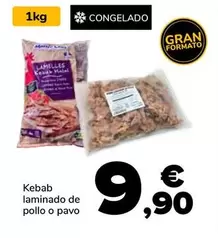 Kebab Laminado De Pollo O Pavo