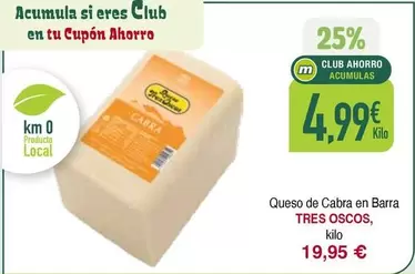 Tres Oscos - Queso De Cabra En Barra