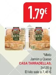 Casa Tarradellas - Mixto Jamón Y Queso