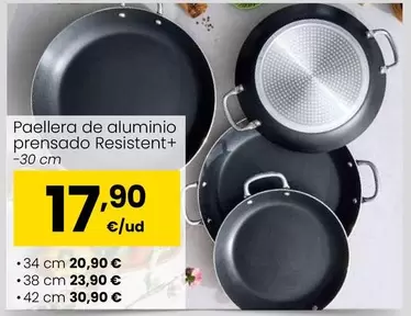 Paellera De Aluminio Prensado Resistent+