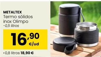 Metaltex - Termo Sólidos Inox Olimpo