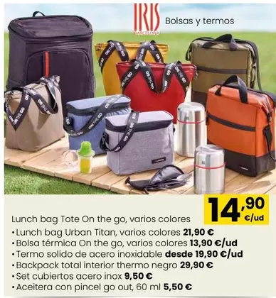 Lunch Bag Tote On The Go